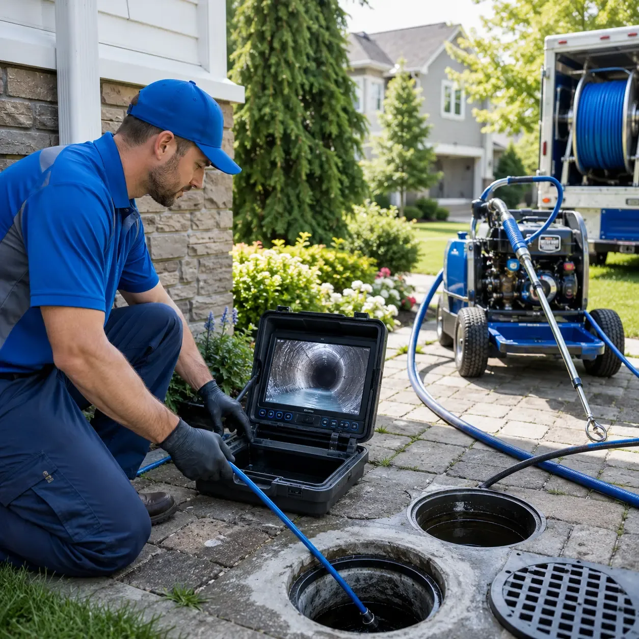 Outdoor drain cleaning professionals serving Dalton, MA